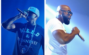 Les rappeurs Booba et Kaaris.