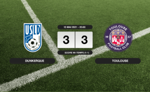 Ligue 2, 38ème journée: L'USL Dunkerque et le TFC se quittent sur un nul (3-3)