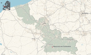 La commune de Beauvois-en-Cambrésis, dans le Nord.