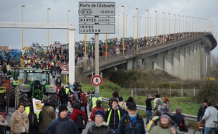 Près de 15.000 personnes ont manifesté samedi sur le périphérique nantais.