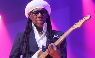 Nile Rodgers au Ziggo Dome d'Amsterdam en novembre 2016
