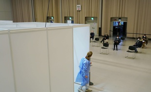 Un centre de vaccination contre le Covid-19 en Allemagne (image d'illustration).