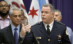 L'ancien chef de la police de Chicago, Garry McCarthy, lors d'une conférence de presse à Chicago, le 24 novembre 2015.