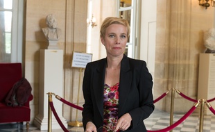 Clémentine Autain à l'Assemblée, le 21 avril 2020.