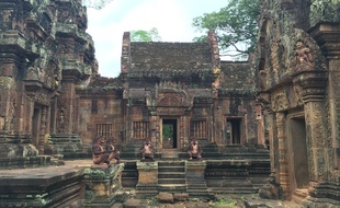 Le site d'Angkor Vat au Cambodge.