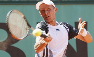 Nikolay Davydenko, le 25 mai 2009 à Roland-Garros.