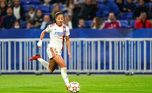 Selma Bacha, ici lors d'un large succès de l'OL (5-0) en Ligue des champions contre Benfica, le 14 octobre.