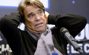 Bernard Tapie lors d'une conférence de presse le 12 mars 2014 à Marseille