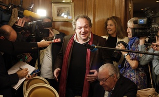 Remise du prix Goncourt 2015.