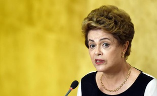La présidente brésilienne Dilma Rousseff, le 7 décembre 2015 à Brasilia