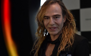 John Galliano en Russie, le 22 mai 2014.