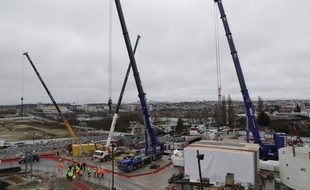 Sur le chantier du Grand Paris