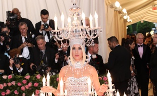 La chanteuse Katy Perry au Met Gala 2019