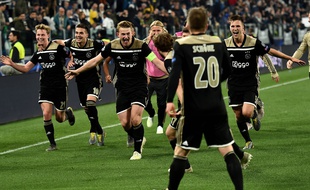 L'Ajax Amsterdam a éliminé la Juventus en quart de finale de la Ligue des champions, le 16 avril 2019.