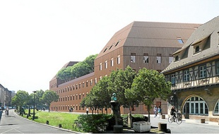 Le futur bâtiment du PAPS du PCPI dans l'enceinte de l'Hôpital civil à Strasbourg.