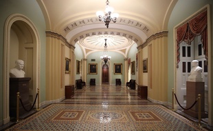 La chambre du Sénat à Washington (Illustration).
