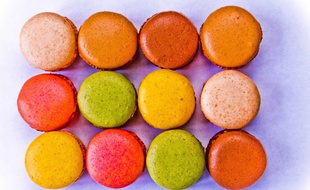 Illustration de macarons.