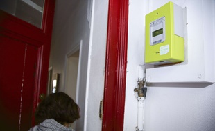 Un compteur Linky chez un particulier.