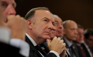 Le patron du Medef Pierre Gattaz le 24 septembre 2014 à Paris