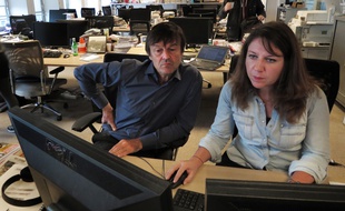 Nicolas Hulot à la rédaction de 20 Minutes, le 26 novembre 2015.