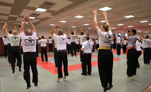 Cours de Krav Maga à l'ASKM. Strasbourg le 12 octobre 2017.