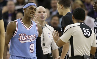 Rajon Rondo le 27 novembre 2015 lors d'un match entre Sacramento et Minnesota le 27 novembre 2015.
