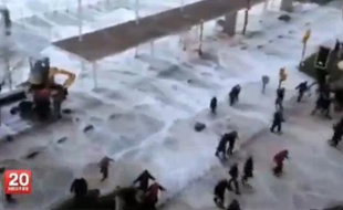 Capture d'écran du zap actu du 4 février 2014.