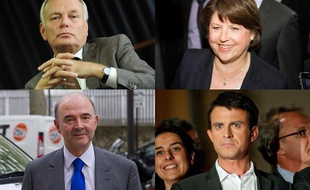 Ayrault, Aubry, Moscovici et Valls, les quatre personnalités tiennent la corde pour s’installer à Matignon.