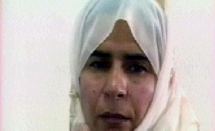L'Irakienne Sajida al-Rishawi, dans une image diffusée le 13 novembre 2005 par la télévision jordanienne