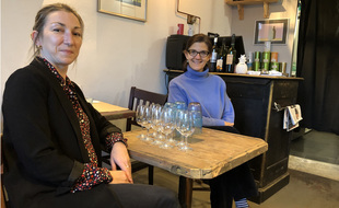 Aurore Erceau (à gauche) a accepté de partager son restaurant avec Cécile Lefèvre.