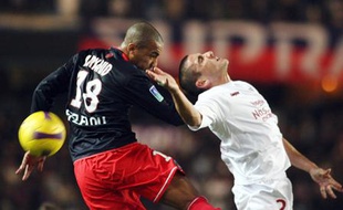 Lors d'un match PSG-Metz en janvier 2008.