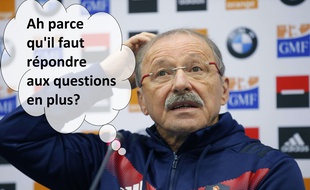 Jacques Brunel aime moyen les conférences de presse