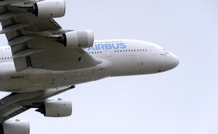Un Airbus A380 lors du salon du Bourget prés de Paris, le 15 juin 2015