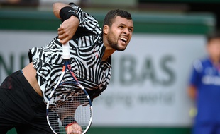 Le Français Jo-Wilfried Tsonga, le 26 mai 2016, à Roland-Garros.