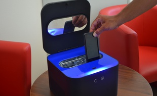 Le boîtier Uvo Care, conçu par l'entreprise T.Zic