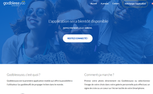 Capture d'écran du site God bless Yoo, une application qui vise à fédérer la communauté catholique.