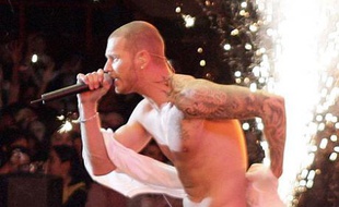 Matt Pokora au Palais Omnisport de Paris Bercy le 13/01/2006