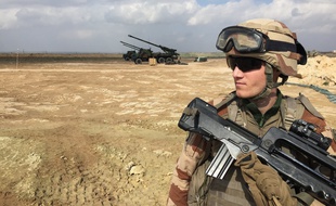 Un soldat français de l'opération Inherent Resolve en Irak.