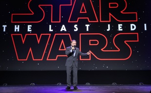 Le réalisateur de «Star Wars: Les Derniers Jedi», le 15 juillet 2017 à Anaheim, en Californie.