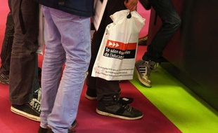 Des étudiants au Salon Européen de l'Education du 22 novembre 2013.