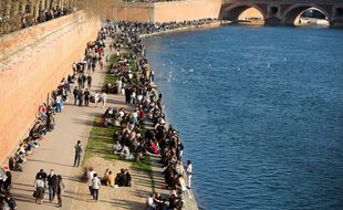 Une vue plongeante sur la Garonne pas encore d'actualité. Illustration.