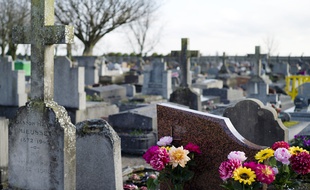 Le cimetière de Wissous, dans l'Essonne, le 4 janvier 2015.
