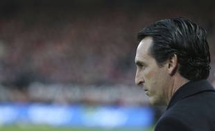 Unai Emery lors de la défaite du PSG à Guingamp (2-1), le 17 décembre 2016.