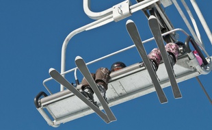 Illustration ski.