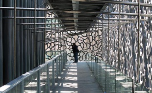 Visite du MUCEM avant l'inauguration en présence du président de la république François Hollande et l'ouverture au public le 7 juin prochain avec l'exposition «Au Bazar du genre, Féminin-Masculin en Méditerranée», le 3 juin 2013.