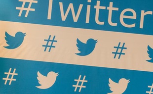Le logo du réseau social Twitter.