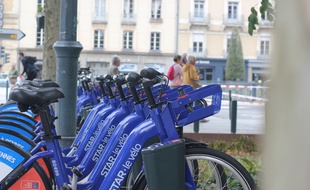 Le nouveau Vélostar, vélo en libre service de Rennes Métropole loué par l'opérateur Keolis.