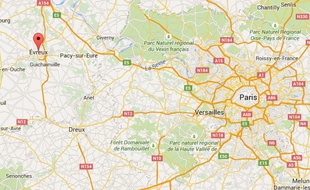 Evreux (Eure) se trouve à une centaine de kilomètres de la capitale.