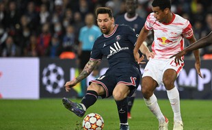 Lionel Messi, le 19 octobre 2021 au Parc des Princes.