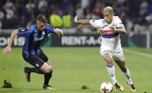 Mariano Diaz, ici lors du précédent match de Ligue Europa de l'OL contre Bergame (1-1).